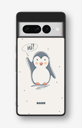 Google Pixel 7 Pro Hard Case – Cute Penguin - View 1