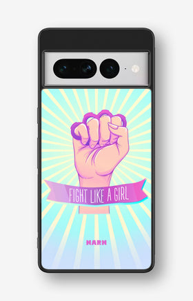 Google Pixel 7 Pro Hard Case – Fight Like A Girl - View 1
