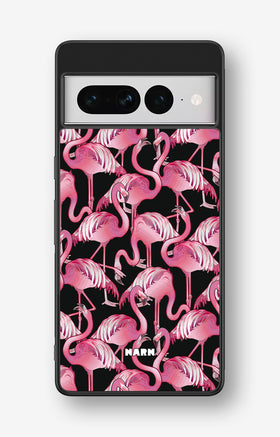 Google Pixel 7 Pro Hard Case – Flamingos - View 1