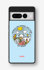 Google Pixel 7 Pro Hard Case – Friends, Not Food - View 1