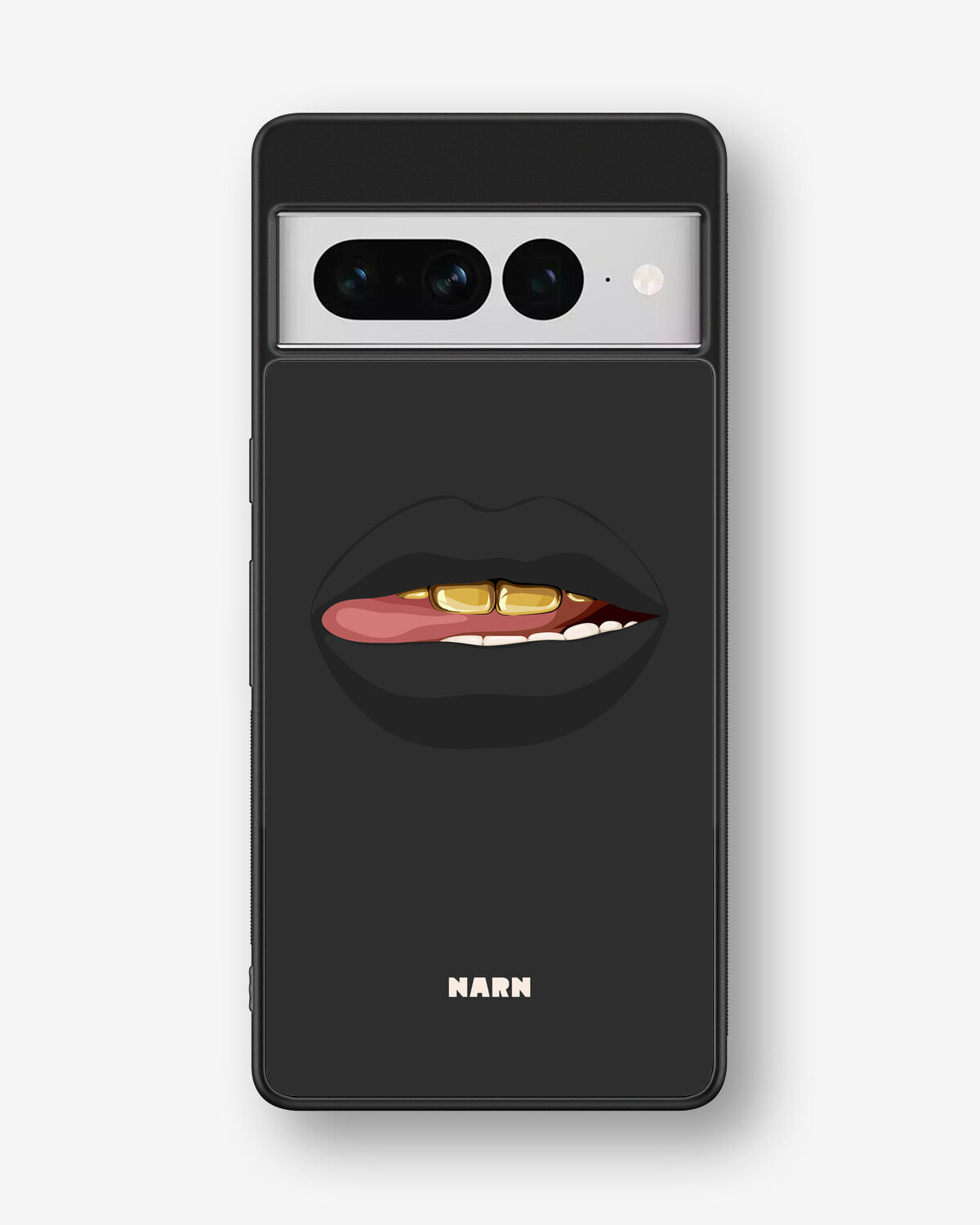 Google Pixel 7 Pro Hard Case – Golden Lips - View 1
