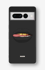 Google Pixel 7 Pro Hard Case – Golden Lips - View 1