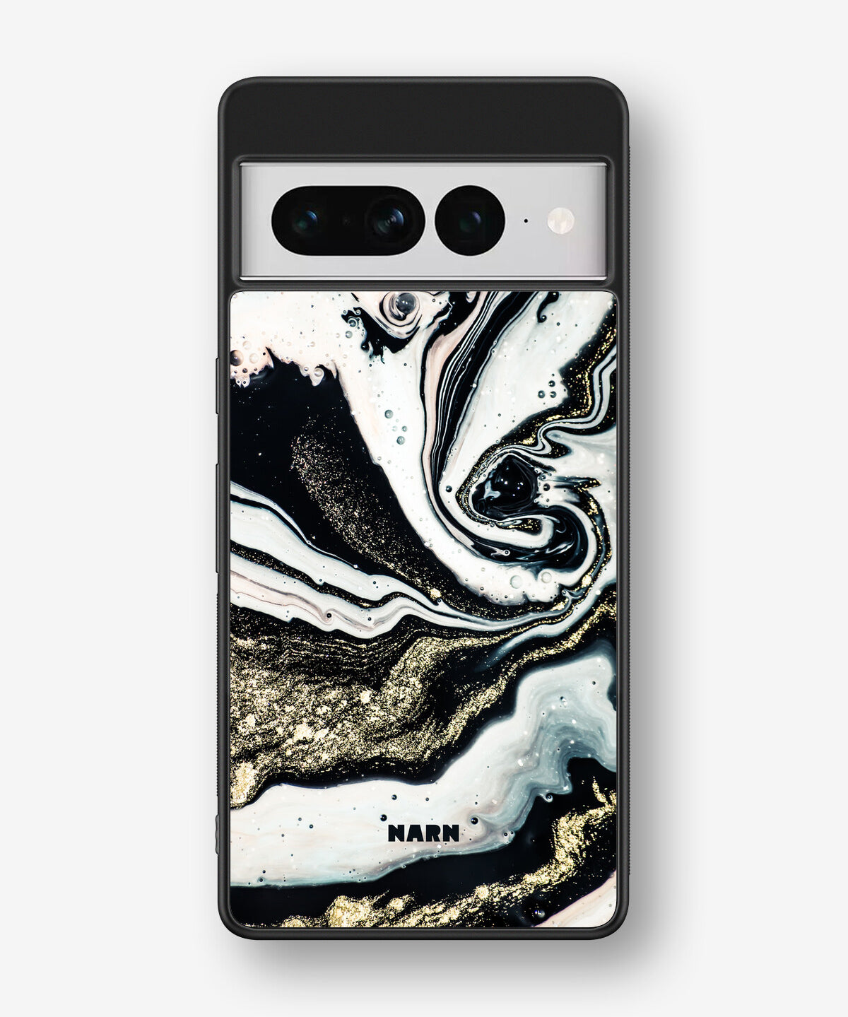 Google Pixel 7 Pro Hard Case – Golden Swirl - View 1