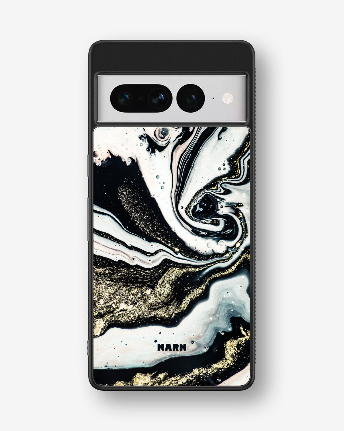 Google Pixel 7 Pro Hard Case – Golden Swirl - View 1