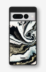 Google Pixel 7 Pro Hard Case – Golden Swirl - View 1