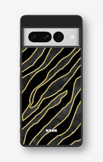 Google Pixel 7 Pro Hard Case – Golden Zebra - View 1