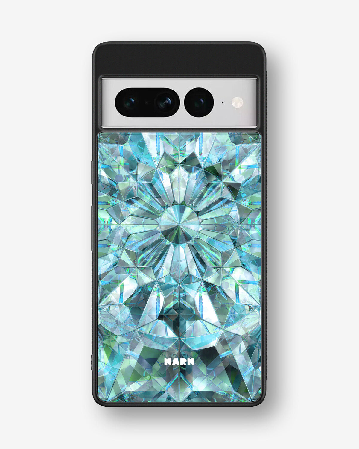 Google Pixel 7 Pro Hard Case – Green Crystals - View 1
