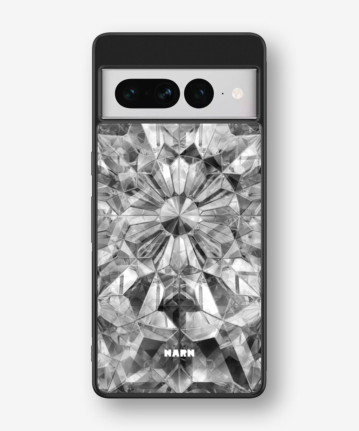 Google Pixel 7 Pro Hard Case – Grey Crystals - View 1