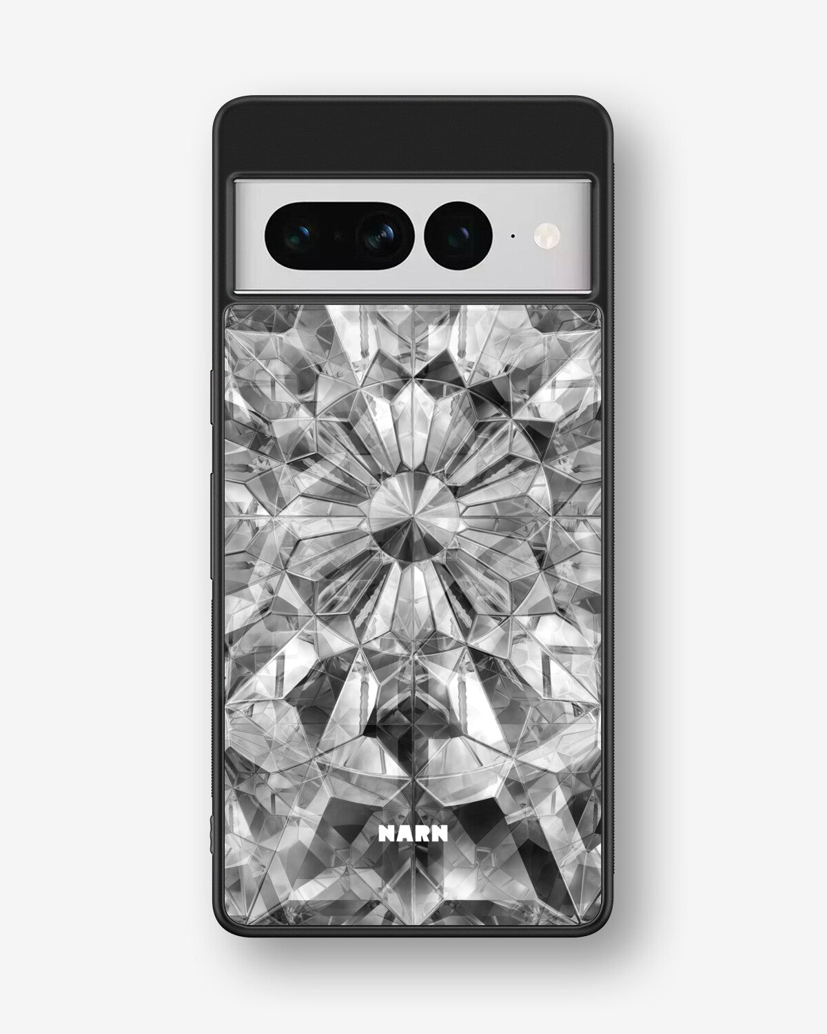 Google Pixel 7 Pro Hard Case – Grey Crystals - View 1