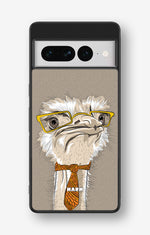 Google Pixel 7 Pro Hard Case – Hipster Ostrich - View 1