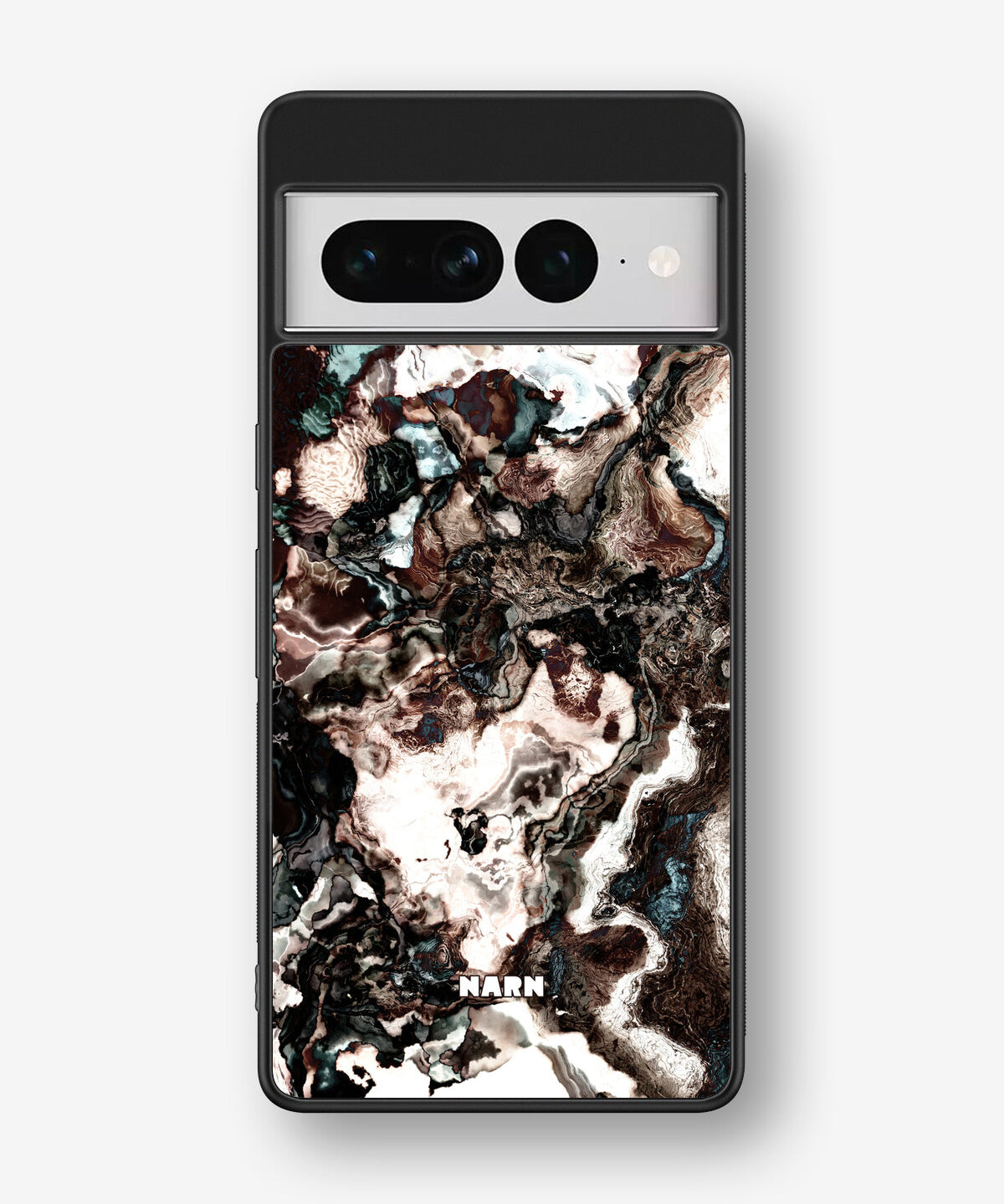 Google Pixel 7 Pro Hard Case – Marble Brown - View 1