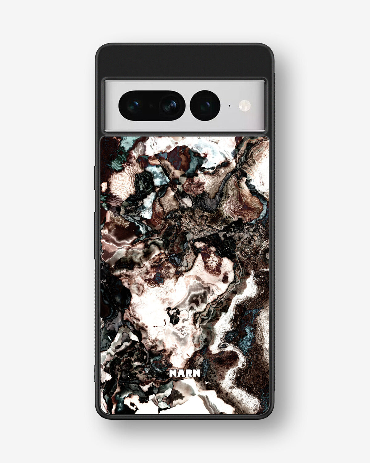 Google Pixel 7 Pro Hard Case – Marble Brown - View 1