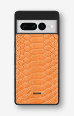 Google Pixel 7 Pro Hard Case – Orange Snake - View 1