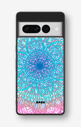 Google Pixel 7 Pro Hard Case – Pastel Mandala - View 1