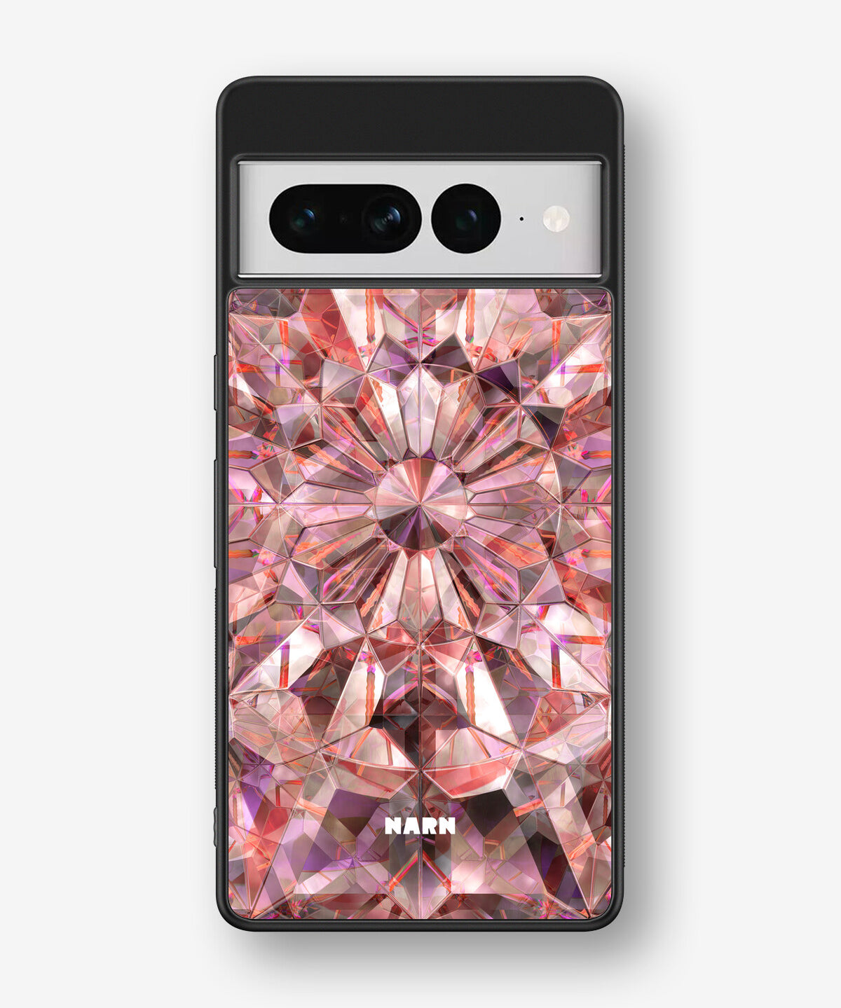 Google Pixel 7 Pro Hard Case – Pink Crystals - View 1