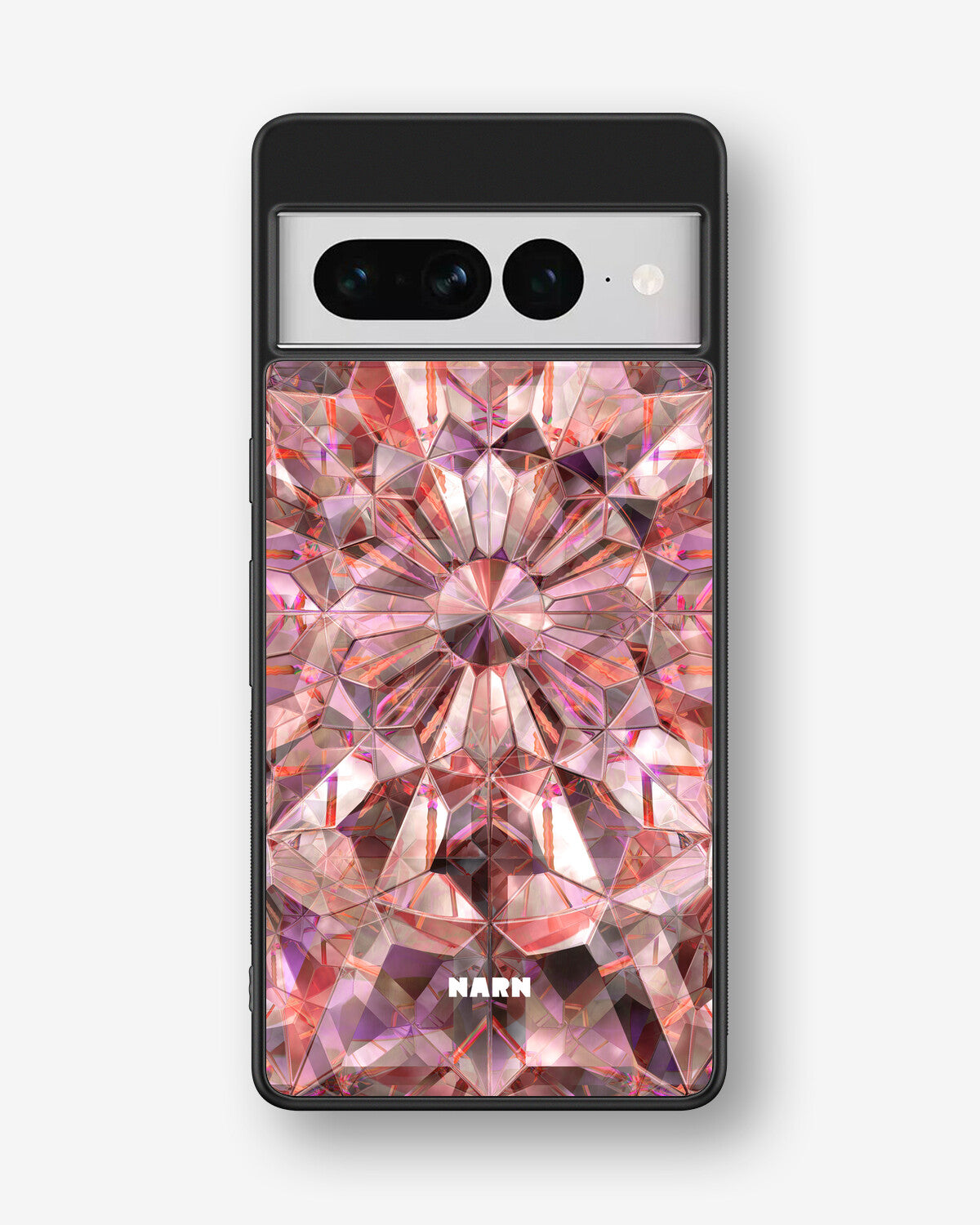 Google Pixel 7 Pro Hard Case – Pink Crystals - View 1