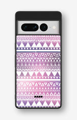 Google Pixel 7 Pro Hard Case – Purple Aztec - View 1