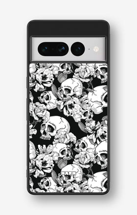 Google Pixel 7 Pro Hard Case – Skull Garden - View 1