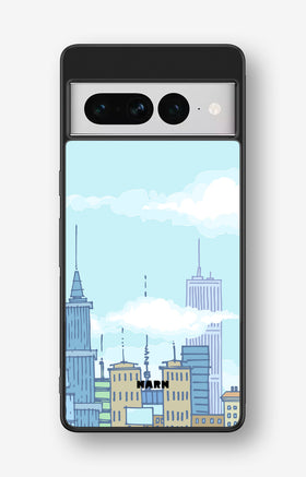 Google Pixel 7 Pro Hard Case – Skyline - View 1