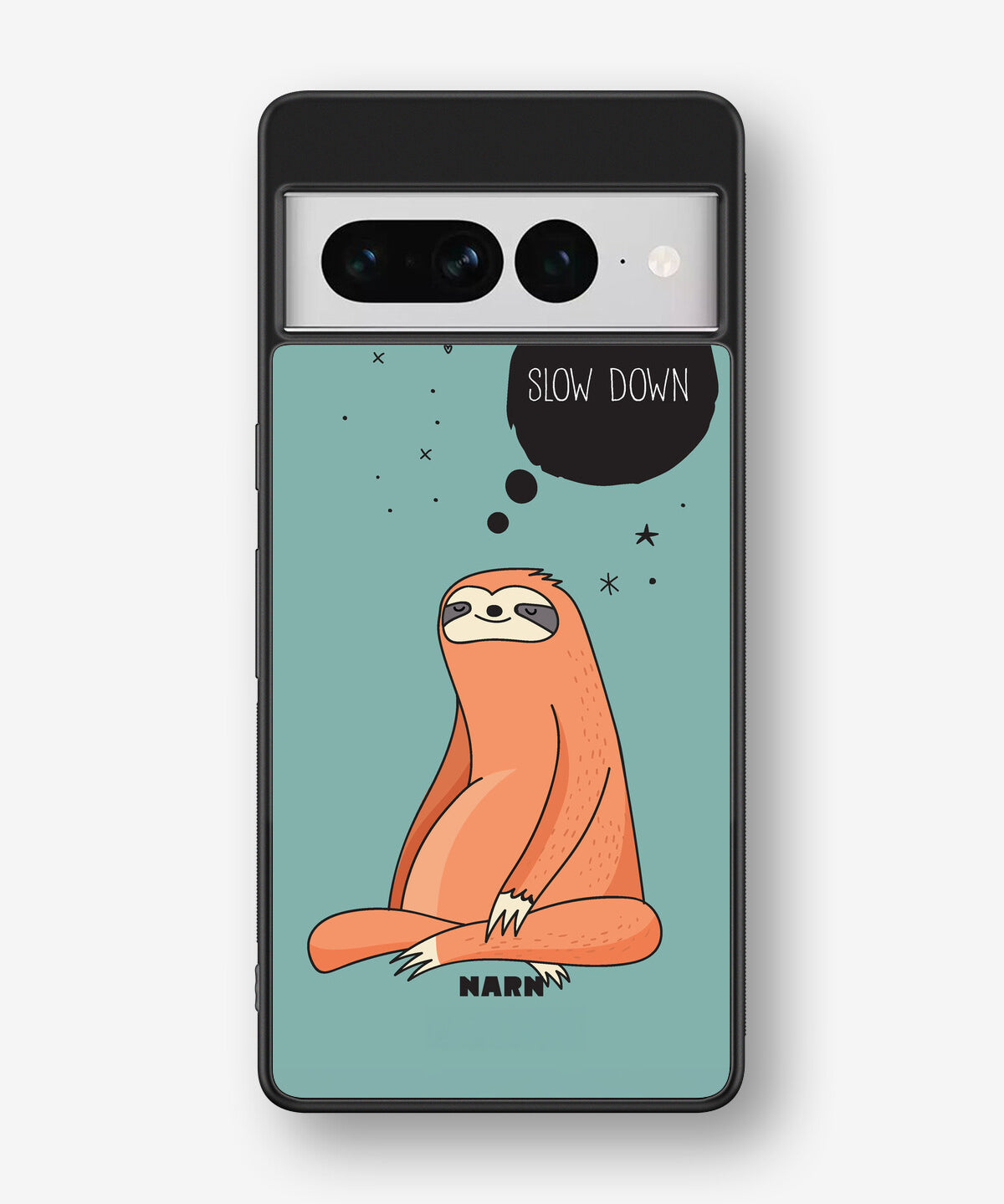 Google Pixel 7 Pro Hard Case – Slow Down Sloth - View 1