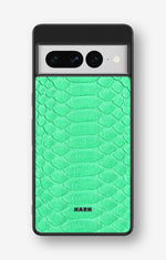 Google Pixel 7 Pro Hard Case – Turquoise Snake - View 1