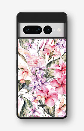 Google Pixel 7 Pro Hard Case – Watercolor Flowers - View 1