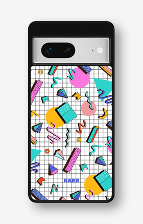 Google Pixel 7 Hard Case – 80s Memphis - View 1