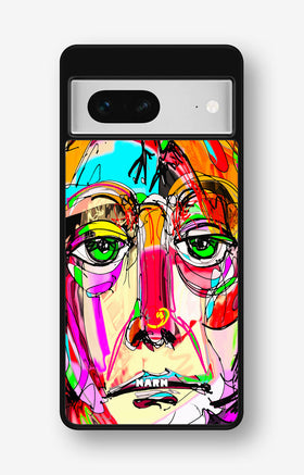 Google Pixel 7 Hard Case – Abstract Portrait - View 1