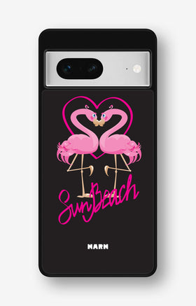 Google Pixel 7 Hard Case – Beach Flamingo - View 1