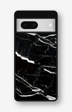 Google Pixel 7 Hard Case – Black Marble - View 1