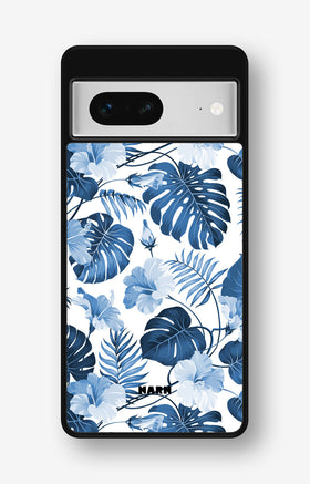 Google Pixel 7 Hard Case – Blue Tropics - View 1