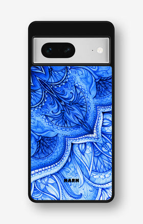 Google Pixel 7 Hard Case – Blue Vintage - View 1