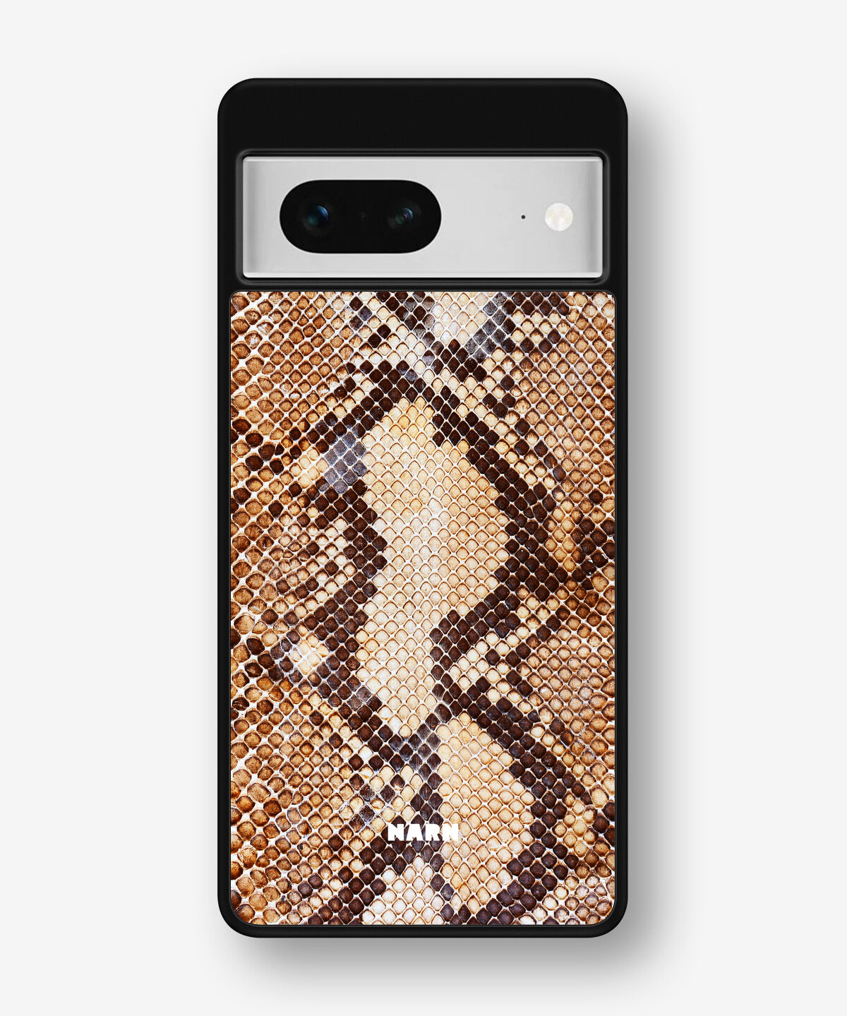 Google Pixel 7 Hard Case – Brown Snakeskin - View 1