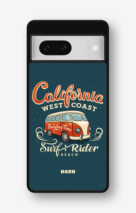 Google Pixel 7 Hard Case – California Surf - View 1