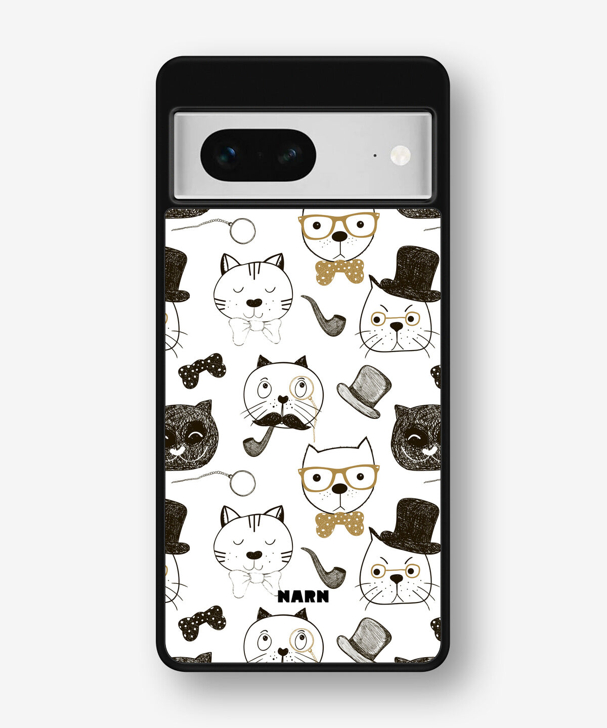 Google Pixel 7 Hard Case – Cartoon Cats - View 1