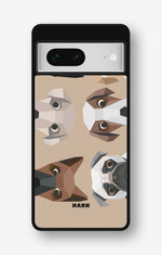 Google Pixel 7 Hard Case – Cute Dogs - View 1