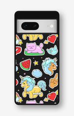 Google Pixel 7 Hard Case – Cute Stickers - View 1