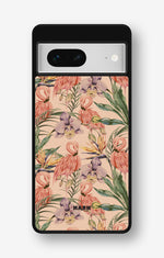 Google Pixel 7 Hard Case – Flamingos & Flowers - View 1