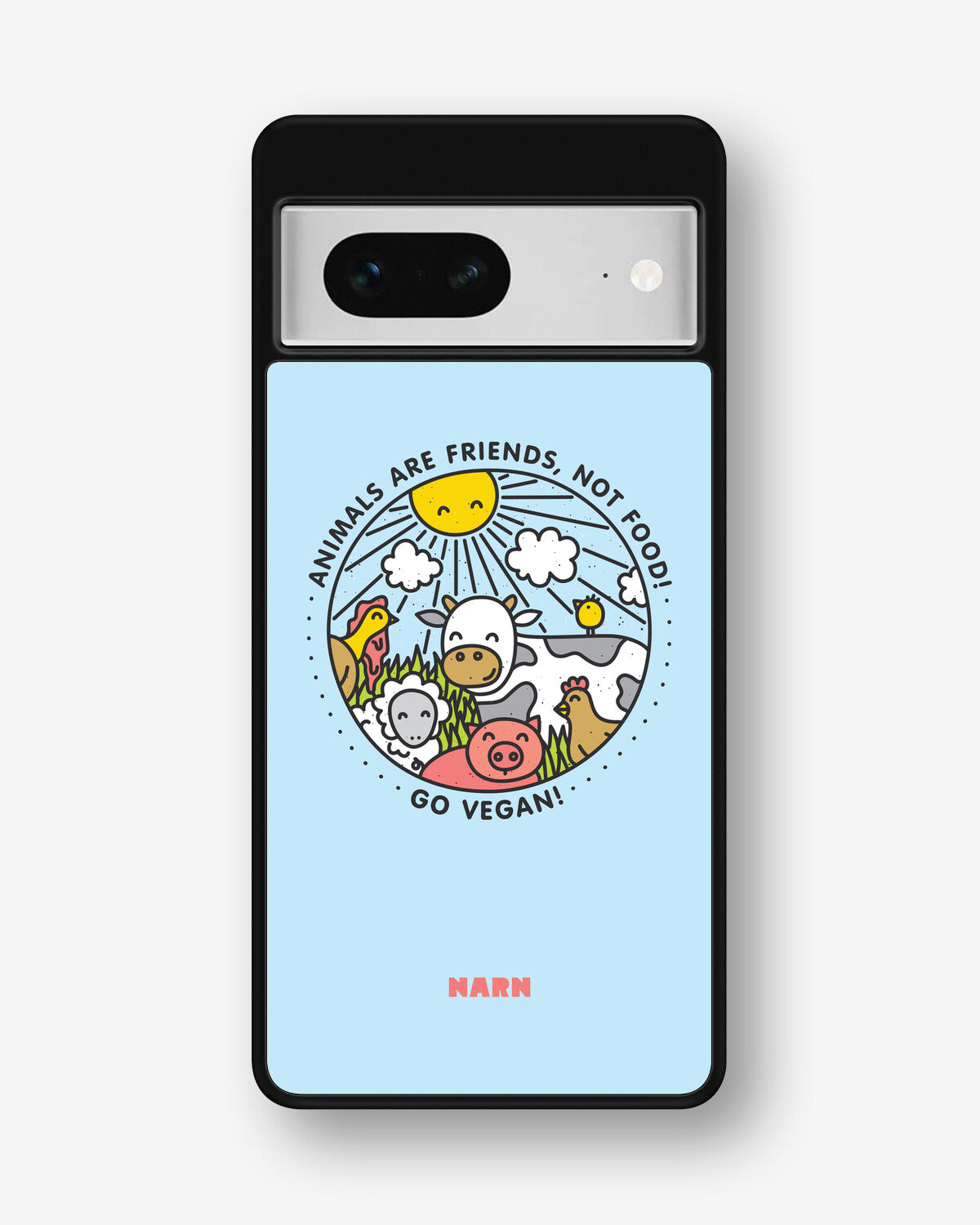 Google Pixel 7 Hard Case – Friends, Not Food - View 1