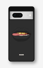 Google Pixel 7 Hard Case – Golden Lips - View 1