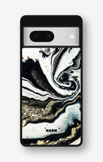 Google Pixel 7 Hard Case – Golden Swirl - View 1