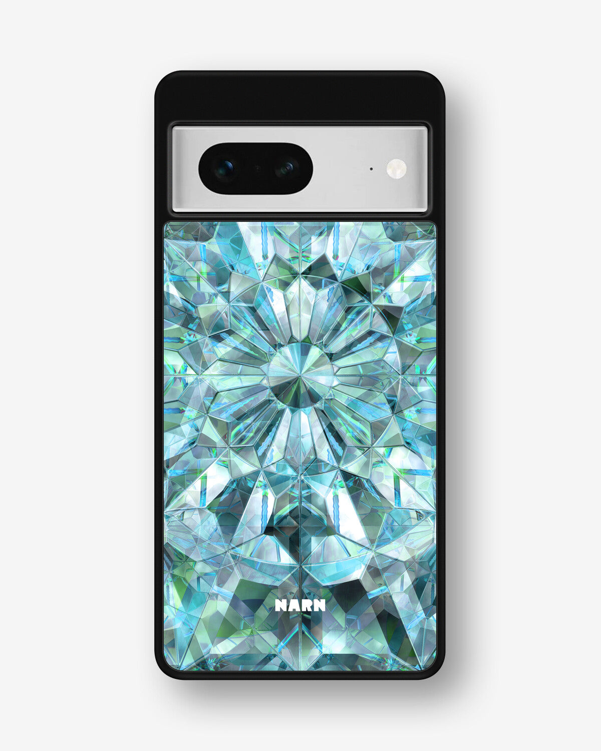 Google Pixel 7 Hard Case – Green Crystals - View 1