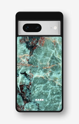 Google Pixel 7 Hard Case – Green Marble - View 1