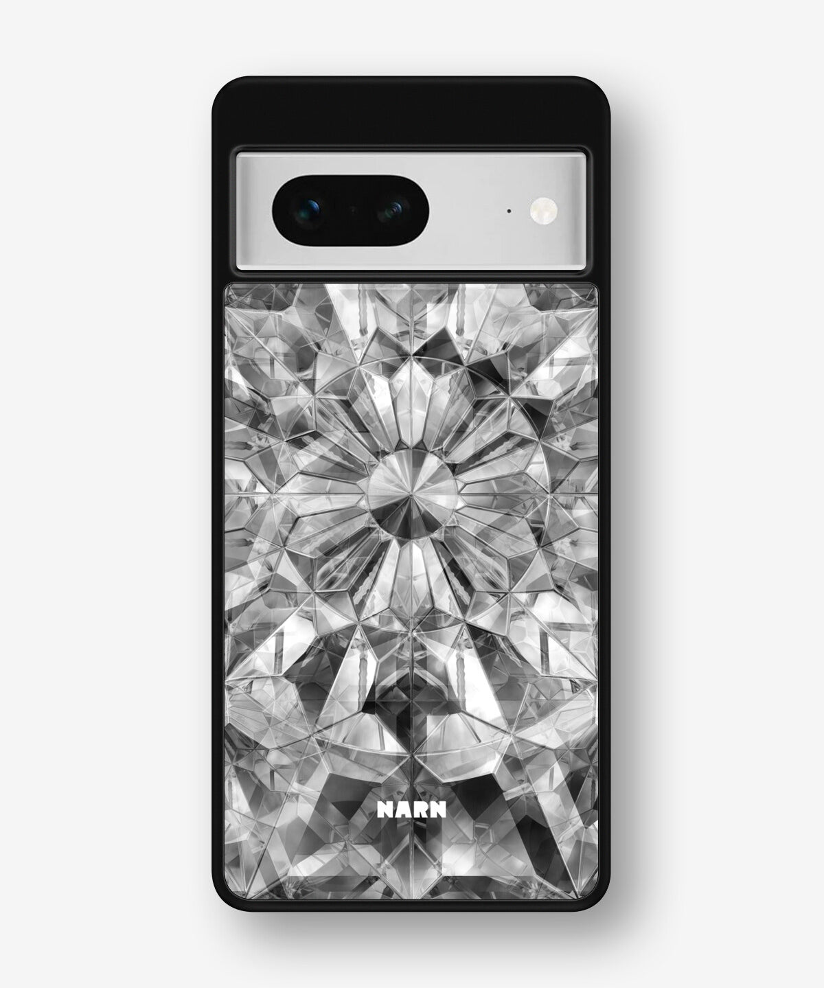 Google Pixel 7 Hard Case – Grey Crystals - View 1