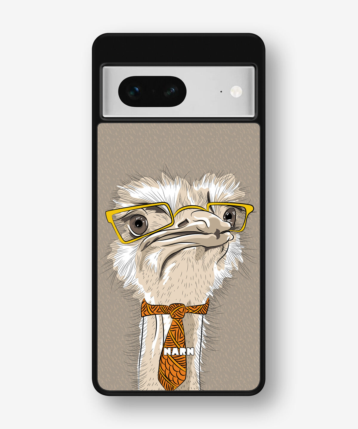 Google Pixel 7 Hard Case – Hipster Ostrich - View 1