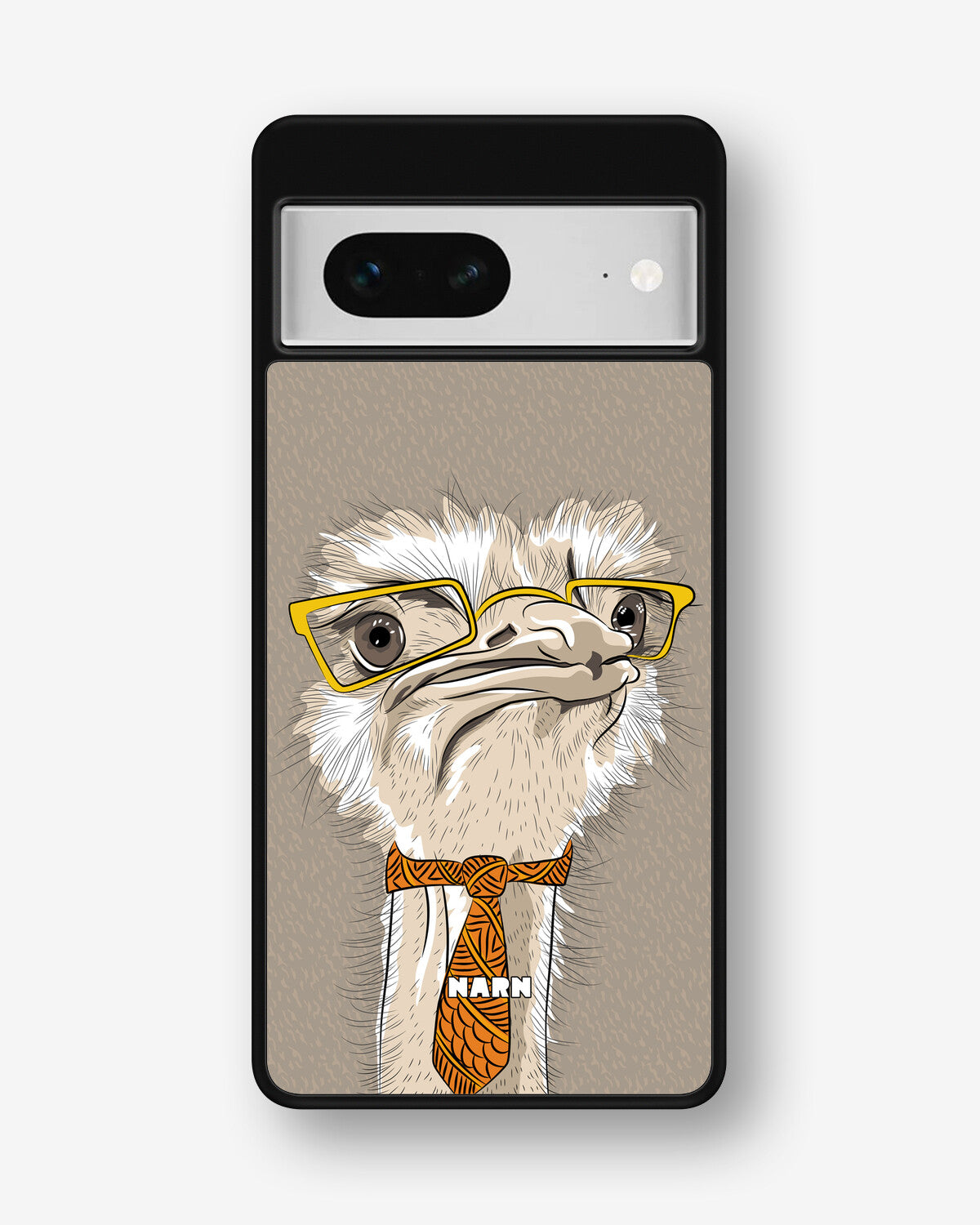 Google Pixel 7 Hard Case – Hipster Ostrich - View 1
