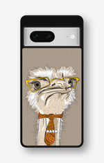 Google Pixel 7 Hard Case – Hipster Ostrich - View 1