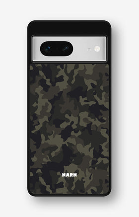 Google Pixel 7 Hard Case – Jungle Green Camo - View 1