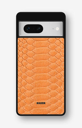 Google Pixel 7 Hard Case – Orange Snake - View 1