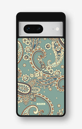 Google Pixel 7 Hard Case – Paisley Green - View 1